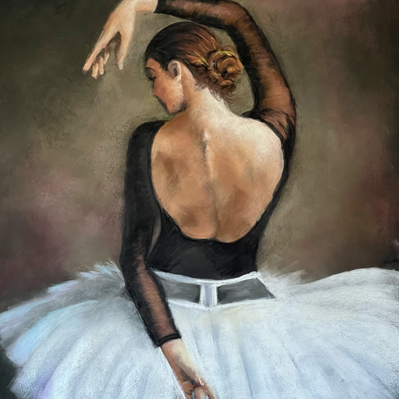 Arabesque | original pastel art