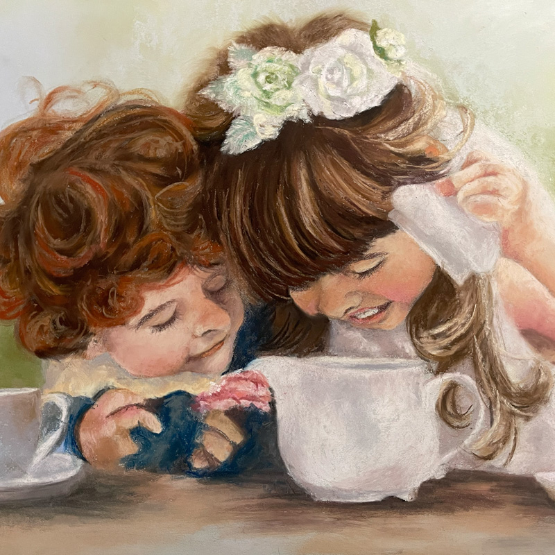 Let Me See | original pastel art